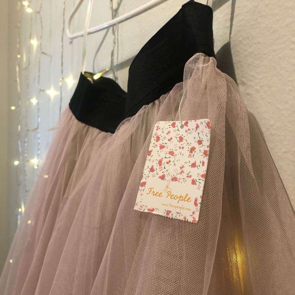 Free People Layered Tulle Skirt